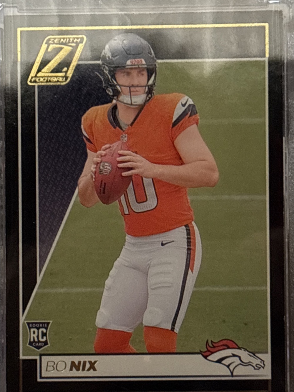 Panini Bo Nix Rookie Football Trading Card